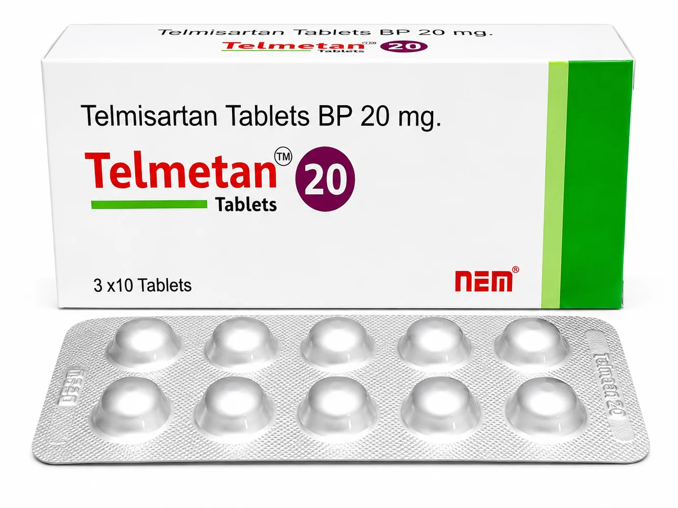 Telmetan 20 Tablets