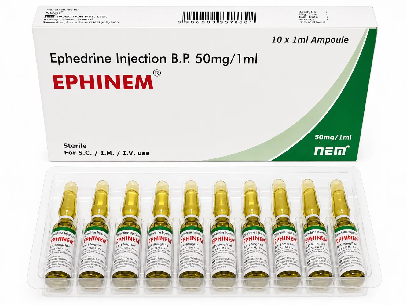 EPHINEM INJECTION