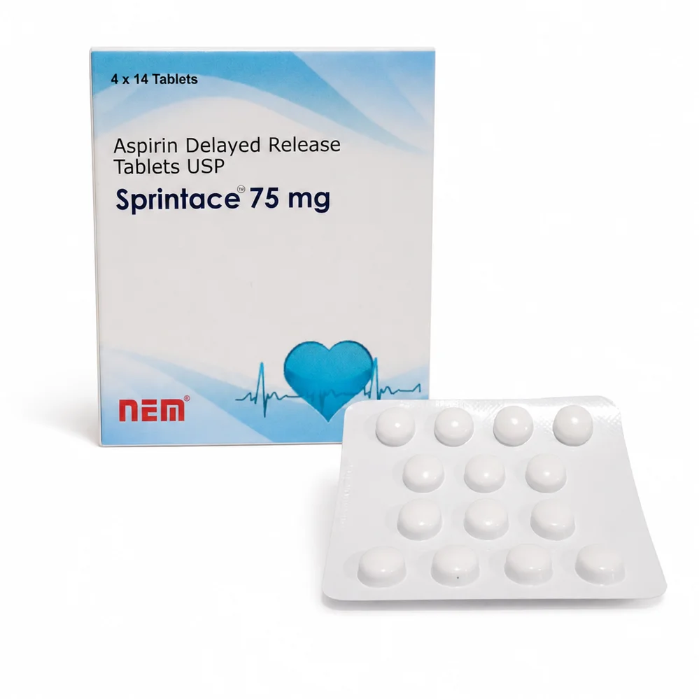 SPRINTACE 75 MG TABLETS