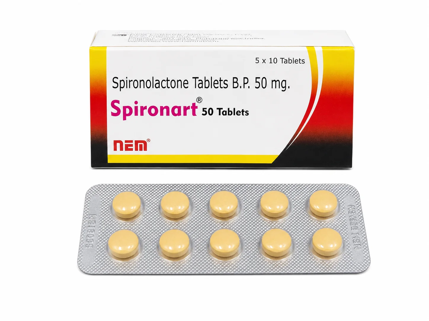SPIRONART-50 TABLETS