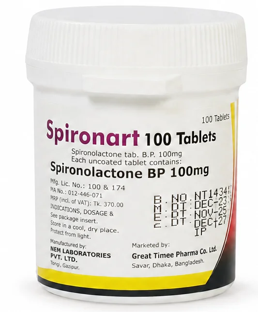 SPIRONART-100 TABLETS