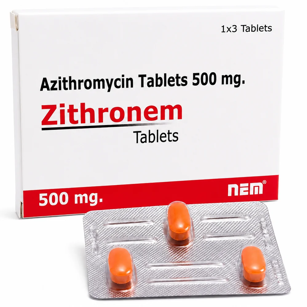 ZITHRONEM TABLETS 500mg