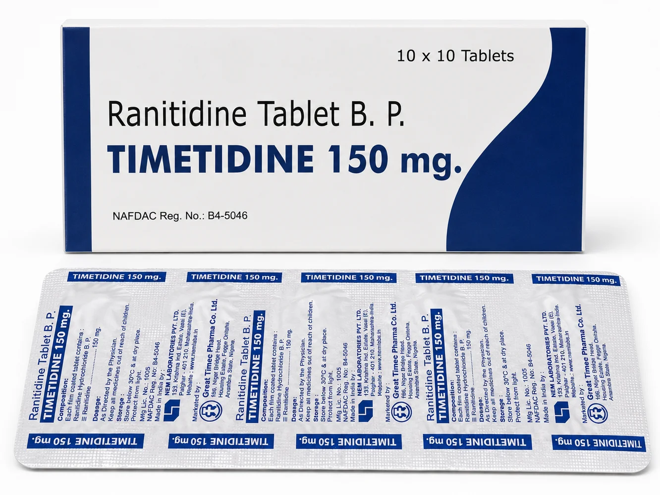 TIMETIDINE 150 mg