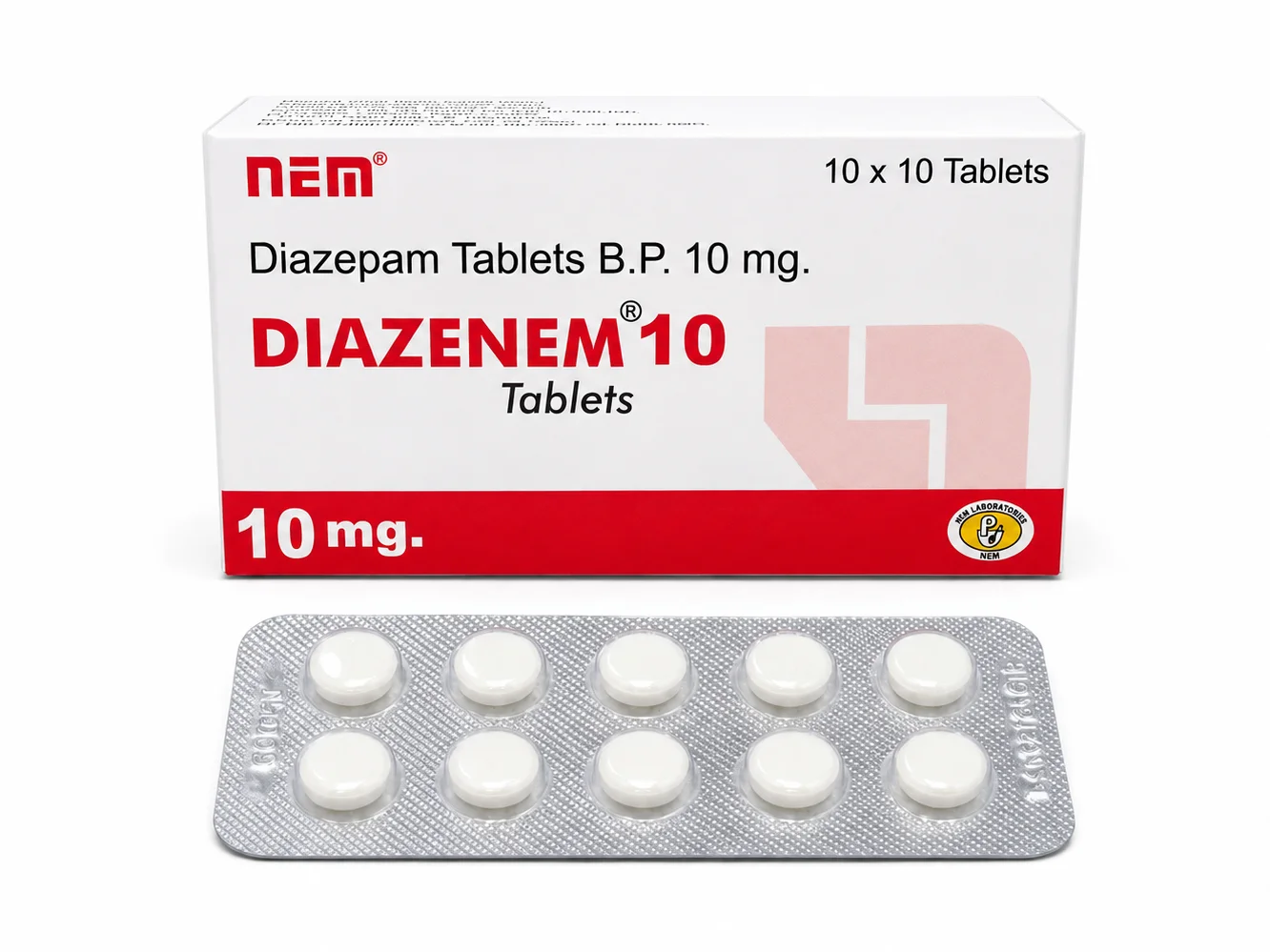DIAZENEM 10 Tablets