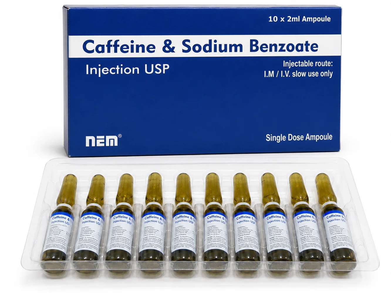 Caffeine & Sodium Benzoate Injection USP